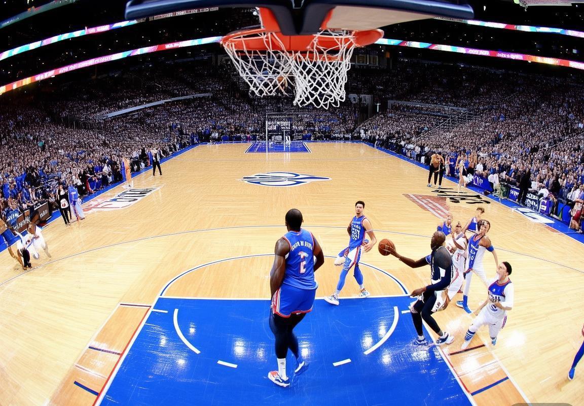 76人与雷霆巅峰对决回顾：恩比德小布鲁克斯领衔，76人体能待加强雷霆关键球突破(图1)